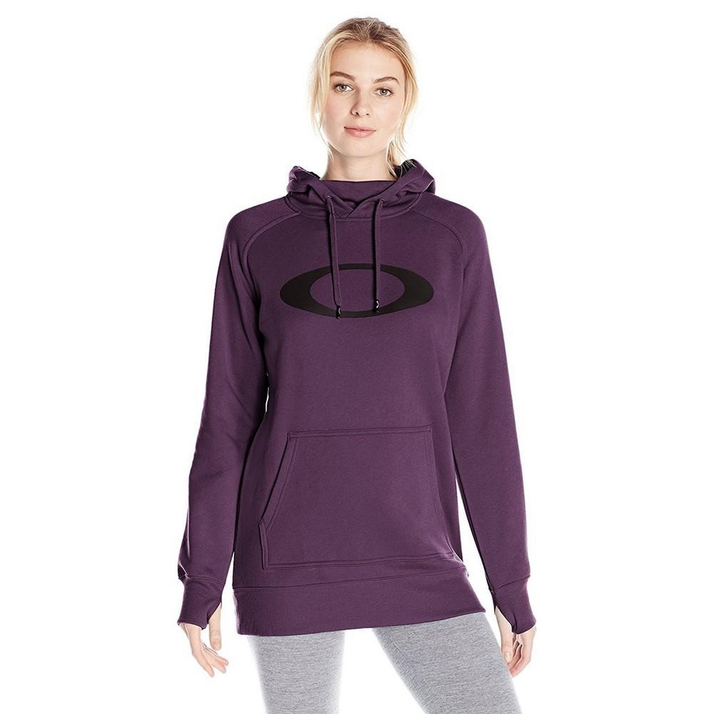 Oakley Women's Wallflower DWR Hoodie Purple Snowboard Ski Snow Water Repellent